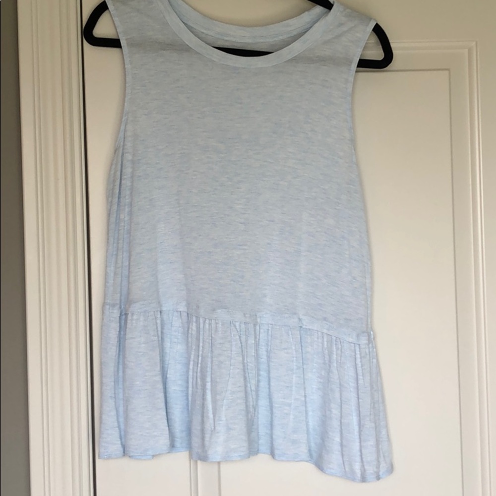 Peplum tank top